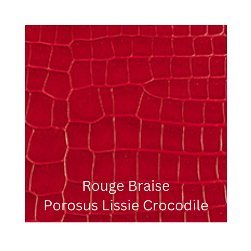 Rouge Braise Porossus Lissie Crocodile