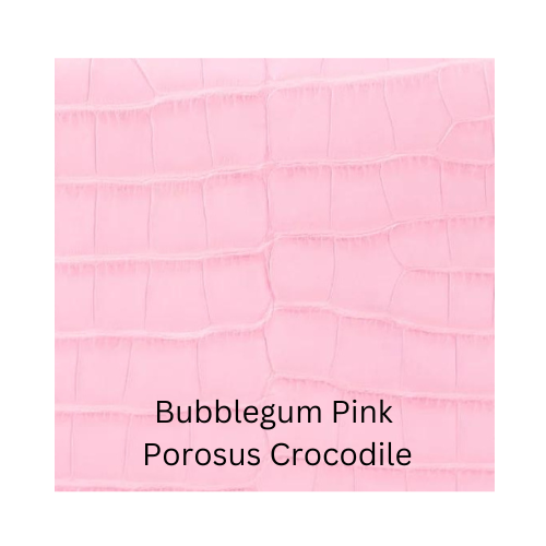 Bubblegum Pink Porosus Crocodile