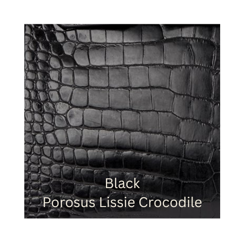 Black Porosus Lissie Crocodile
