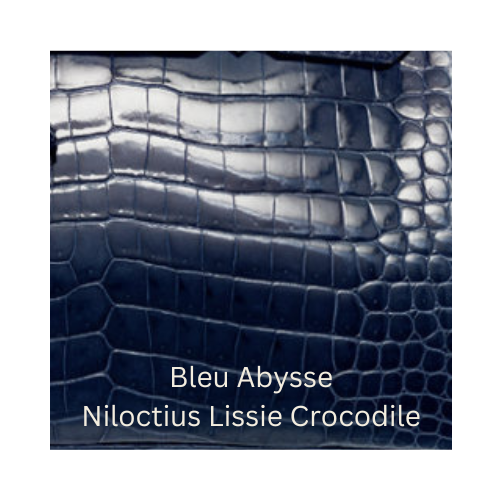 Bleu Abysse Niloctius Lissie Crocodile